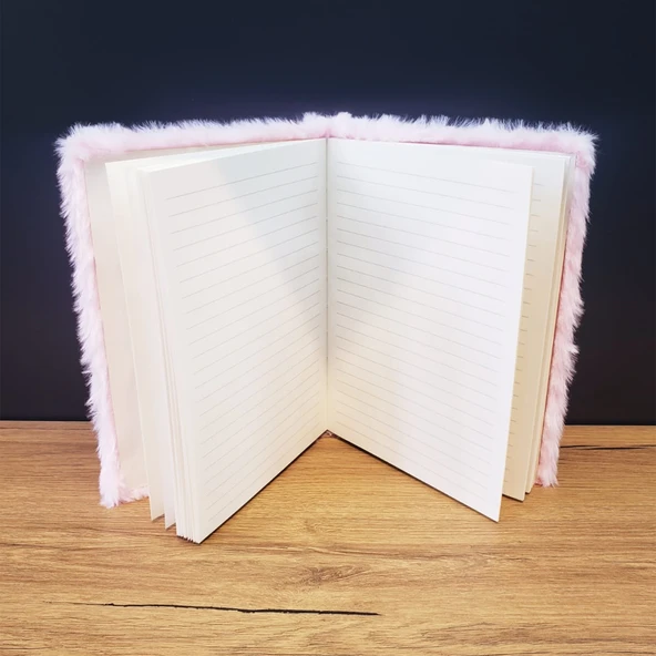Panda Tasarımlı Peluş Defter - Resim 2