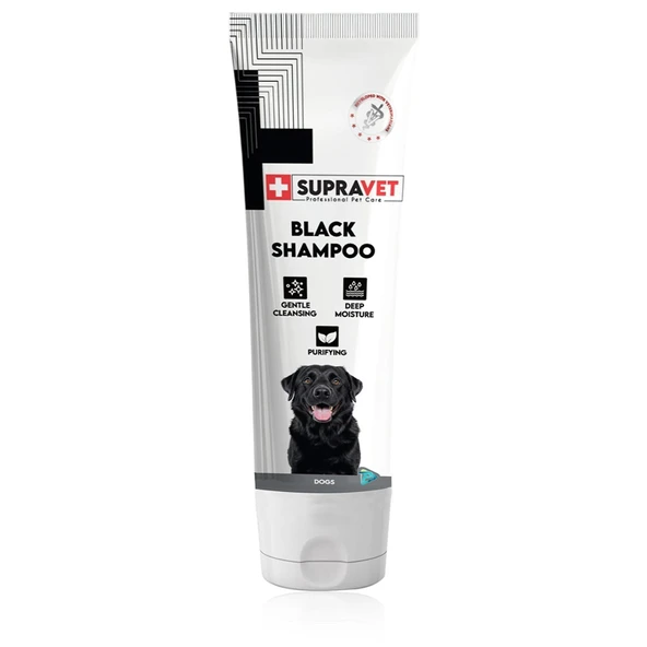 Supravet Black Siyah Tüylü Köpek Şampuanı 200 Ml ürün görseli 1