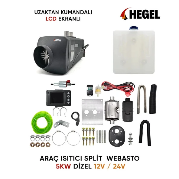 ARAÇ ISITICI SPLİT WEBASTO 5KW DİZEL 24V - Resim 4
