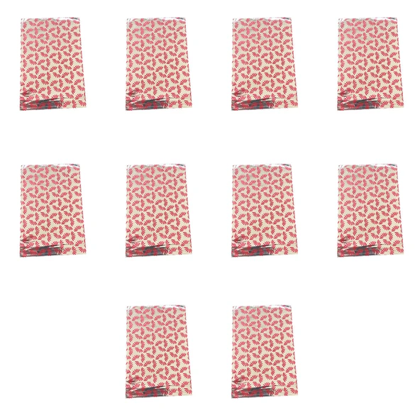 Omeyva Desenli Metalize Hediye Paketi Yapışkanlı Torba Poşet - 12x17 Cm. - 100 Adetlik 10 Paket ürün görseli 1