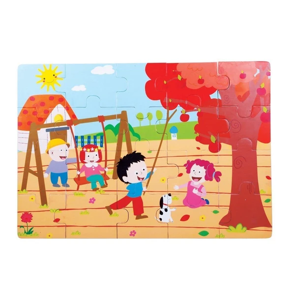 1277-CS Chiva, Sonbahar Ahşap Yer Puzzle ürün görseli 1