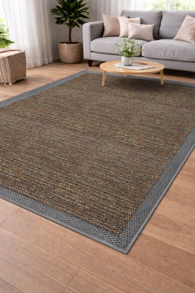 Modern Sisal Serisi Dijital Baskı Sisal Dokuma Halı SLH008 RENKLİ 120 X 180 ürün görseli 1