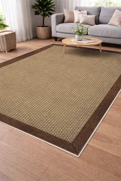 Modern Sisal Serisi Dijital Baskı Sisal Dokuma Halı SLH012 RENKLİ 80 X 300 ürün görseli 1