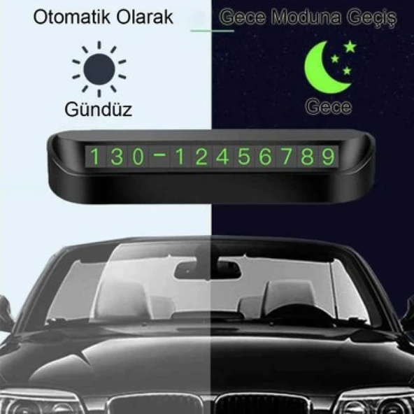Araç Torpido Üstü Aç Kapa Numaratör - Resim 2