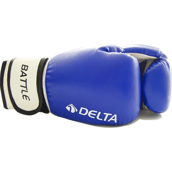Delta Battle Dura-Strong Mavi-Beyaz Boks Eldiveni - Resim 4