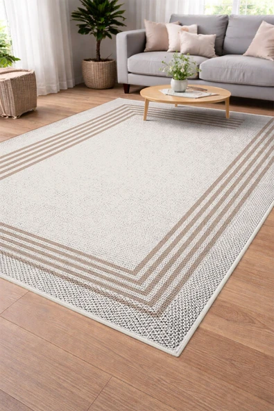 Modern Sisal Serisi Dijital Baskı Sisal Dokuma Halı SLH019 RENKLİ 200 X 300 ürün görseli 1
