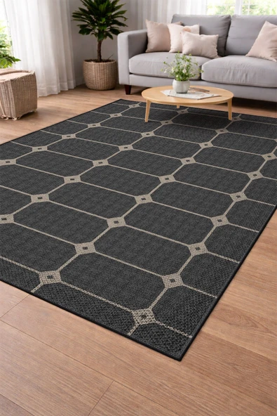 Modern Sisal Serisi Dijital Baskı Sisal Dokuma Halı SLH017 RENKLİ 80 X 150 ürün görseli 1