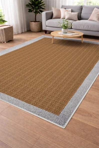Modern Sisal Serisi Dijital Baskı Sisal Dokuma Halı SLH005 RENKLİ 100 X 300 ürün görseli 1