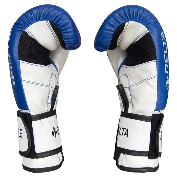 Delta Battle Dura-Strong Mavi-Beyaz Boks Eldiveni - Resim 3