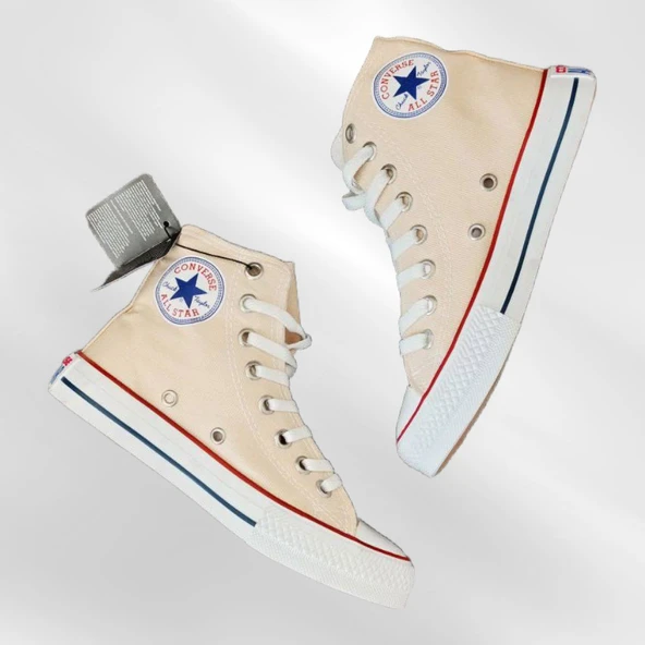 Converse Chuck Taylor All Star Classic Kadın Krem Sneaker Spor Ayakkabı ürün görseli 1