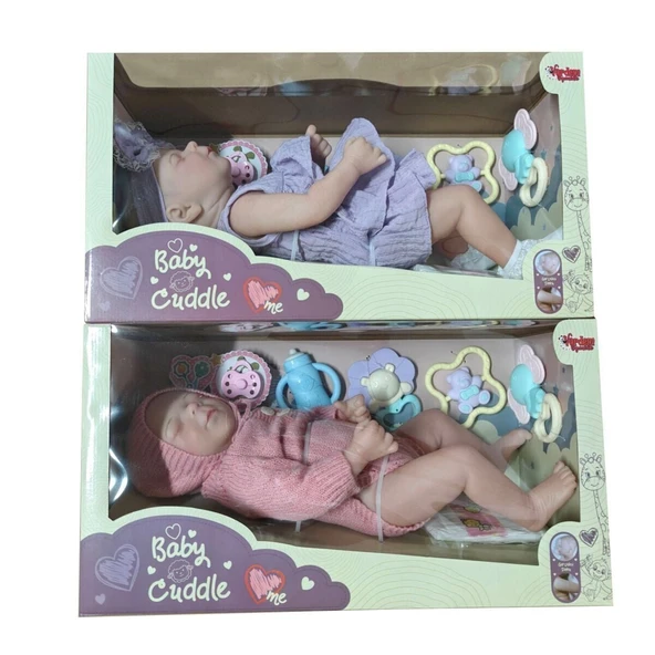 KNG-902-5 905-2 KUT 43 CM GERÇEKÇİ BEBEK VE ürün görseli 1
