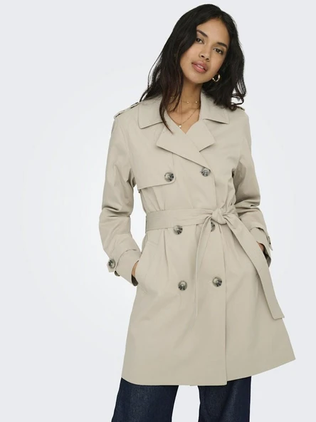 Only Dısa Lıfe Kadın Trençhcoat - Resim 3