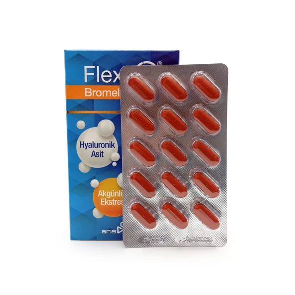 Flexar Bromelain 30 Tablet - Resim 5