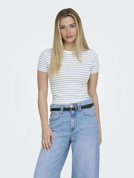 Only Lupe Slım Fit Kadın Tişört 15365524 ürün görseli 1