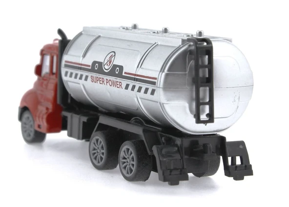 Çek Bırak Metal Mini Yakıt Tankeri - Resim 3