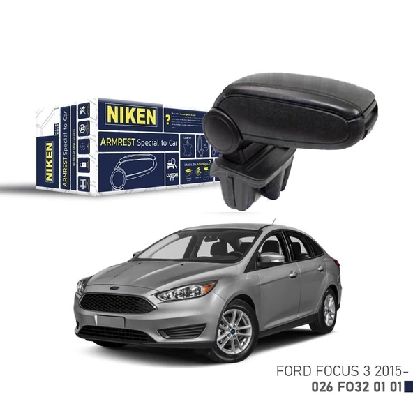 Niken Ford Focus 3 Kol Dayama Kolçak Siyah 2015 ürün görseli 1