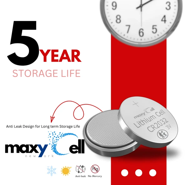 Maxycell 6 Adet CR2032,DL2032 3V - Resim 6