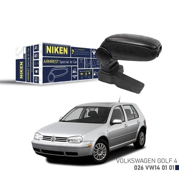Niken VW Golf 4 Kol Dayama Kolçak Siyah ürün görseli 1