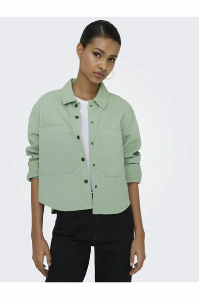 Only Drew Shacket Kadın Ceket 15308207 - Resim 3