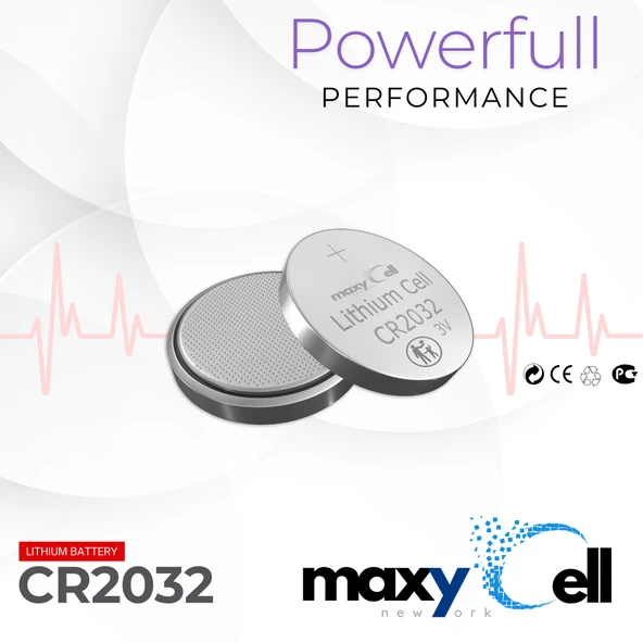 Maxycell 6 Adet CR2032,DL2032 3V - Resim 4