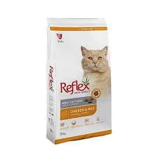 Reflex Tavuklu ve Pirinçli Yetişkin Kedi Maması 15 Kg+30 ADET 15 GRAM TAVUKLU KEDİ ÖDÜL KREMA ürün görseli 1