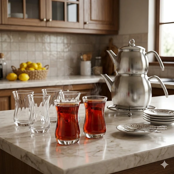 Paşabahçe 62511 aıda çay bardağı 12 li çay bardak optikli ürün görseli 1