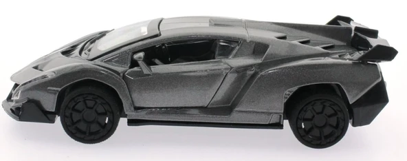 Çek Bırak Gri  Metal Spor Araba Sl6607B ürün görseli 1