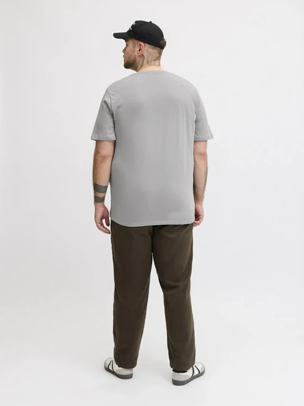 Jack Jones Corp Logo Plus Erkek Tişört 12158505 - Resim 4