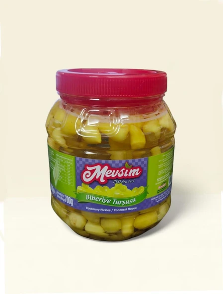 Mevsim Biberiye Turşusu Net 1350 gr./Süzme Ağırlık 700 gr ürün görseli 1