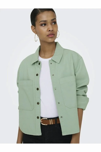 Only Drew Shacket Kadın Ceket 15308207 - Resim 4