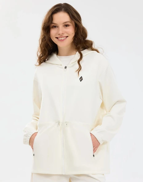 Skechers S2610026 W Soft Touch Full Zip Fermuarlı Kapüşonlu Kadın Sweatshirt ürün görseli 1