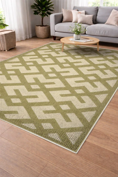Modern Sisal Serisi Dijital Baskı Sisal Dokuma Halı SLH024 RENKLİ 140 X 200 ürün görseli 1