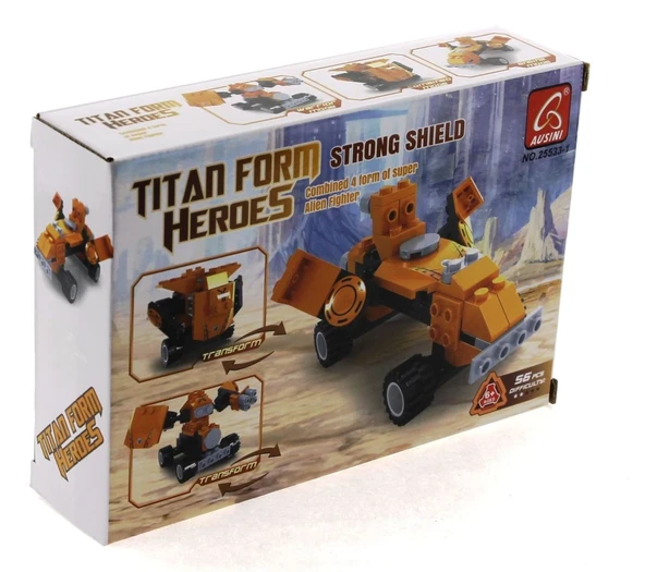 Ausini Titan Uzaylı S.aşçı -1 Strong Shield 56 Parça ürün görseli 1