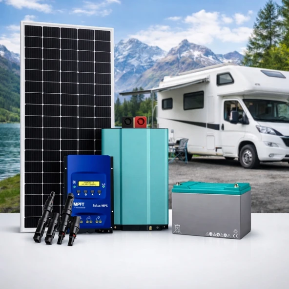 1000W Karavan Güneş Enerjisi Paketi ürün görseli 1
