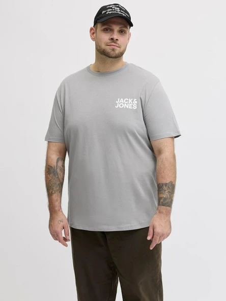Jack Jones Corp Logo Plus Erkek Tişört 12158505 ürün görseli 1