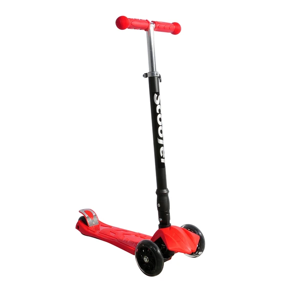 Xslide Işıklı Tekerlekli Scooter-KIRMIZI ürün görseli 1
