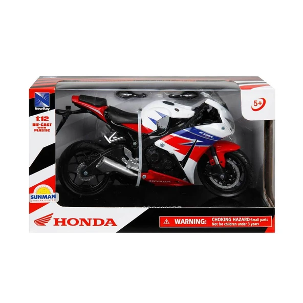 Sunman 1:12 Honda CBR 1000RR Model Motor - Resim 3