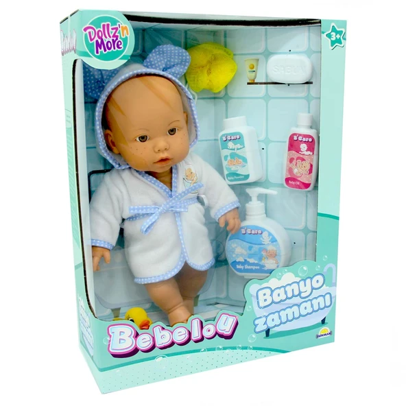 Sunman Bebelou Banyo Zamanı Bebek - Resim 5