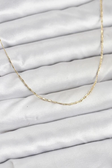 CM 14K Gold Renk Kesme Model 60 cm Kadın Kolye ürün görseli 1