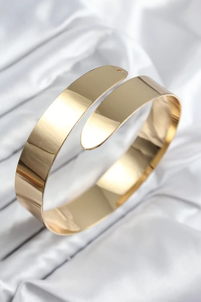 Pirinç Sarmal Model Gold Renk Pazu Bileklik ürün görseli 1
