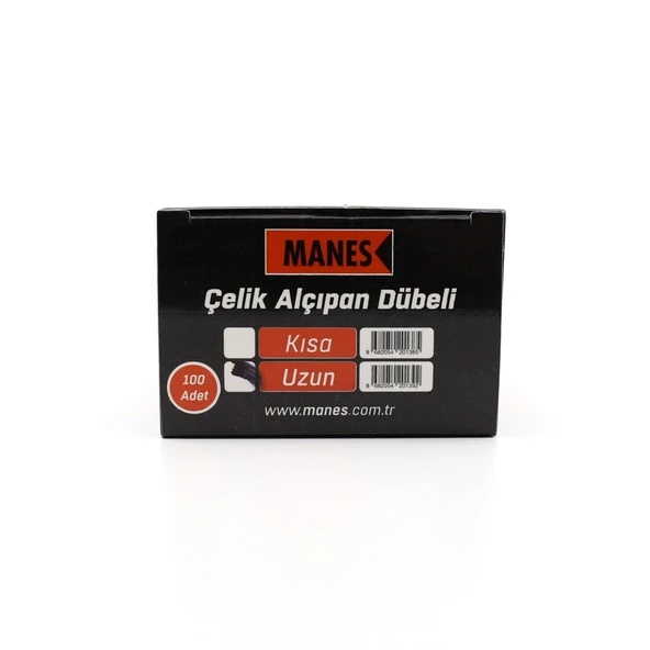 Çelik Alçıpan Dübeli Uzun (100 Adet) - Resim 2