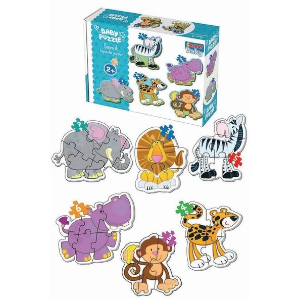 1703 Dıytoy, Baby Puzzle-Benim İlk Hayvanlar ürün görseli 1