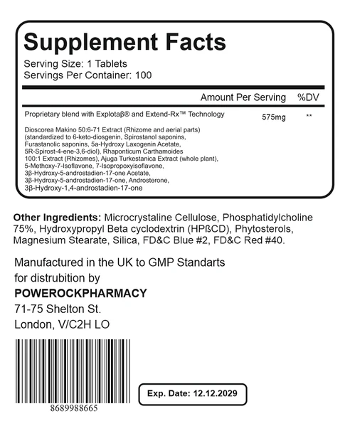 Powerock Dianabol 10 mg 100 TABLET - Resim 3