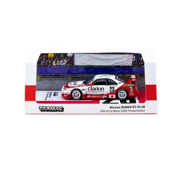 Tarmac Works 1/64 Nissan NISMO GT-R LM 24h of Le Mans 1995 Presentation #23 ürün görseli 1