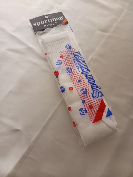 BEYAZ SPOR ÇORABI (PROTEZ ÇORABI) ürün görseli 1