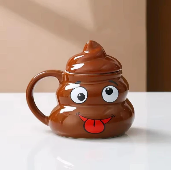 Şakacı Poo Kupa Bardak ürün görseli 1