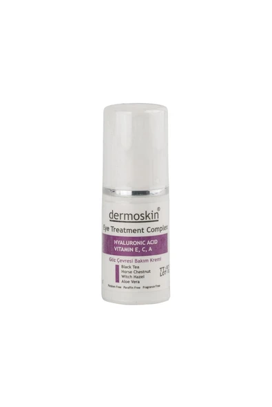 DERMOSKIN Eye Treatment Complex Nemlendirici Formülü ile Yoğun Bakım Sağlayan Göz Çevresi Bakım Kremi 15ml ürün görseli 1