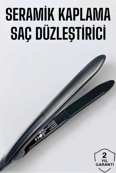 Saç Düzleştirici Led Ekranlı Isı Ayarlı Seramik Kaplama Profesyonel ürün görseli 1