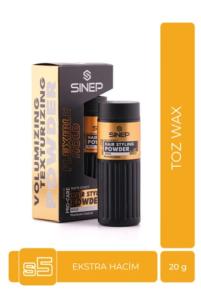 Sinep Toz Wax Ekstra Hacim S5 Gold 20 g ürün görseli 1