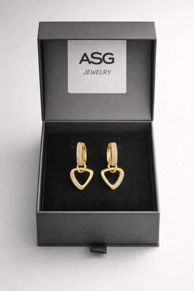 ASG SHOPPİNG KADIN ÇELİK KÜPE - Resim 3